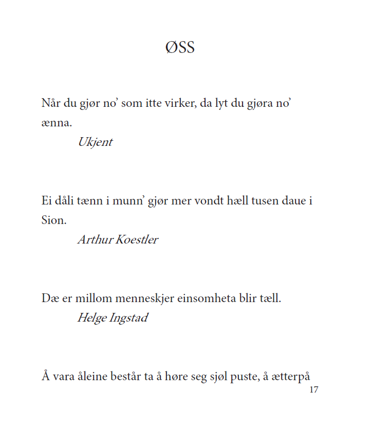 Stuttreist visdom - Gullkønn frå værdslitteratur’n – på totning